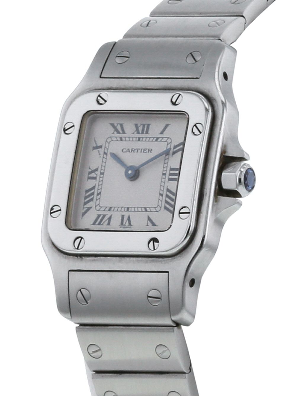 фото Cartier наручные часы santos pre-owned 23 мм 2000-го года