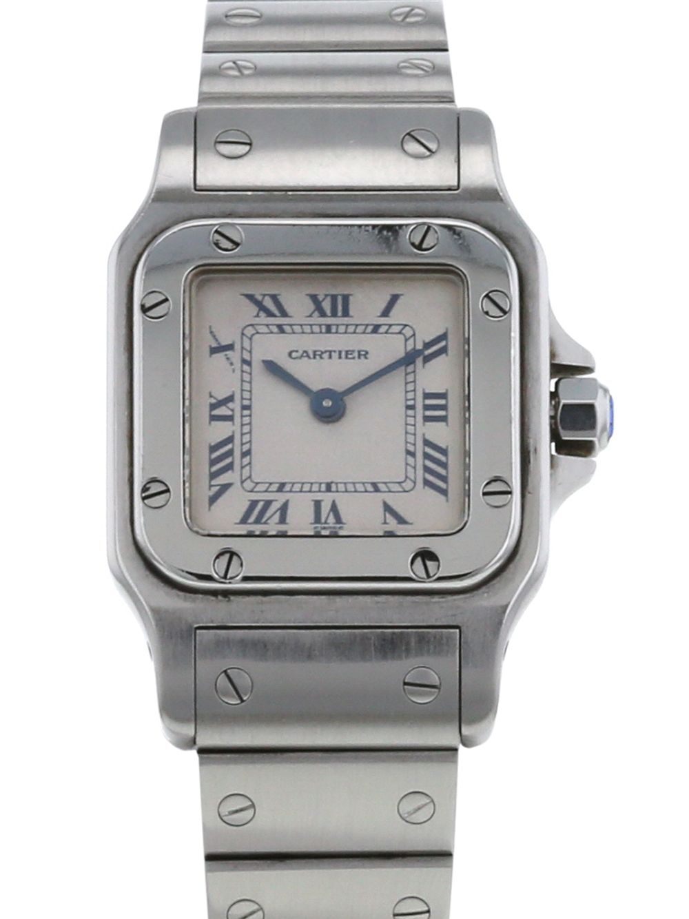 фото Cartier наручные часы santos pre-owned 23 мм 2000-го года