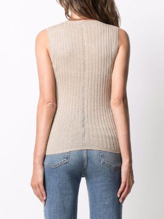 sleeveless knit top展示图