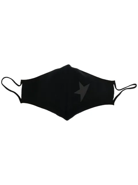 Golden Goose Star motif face mask
