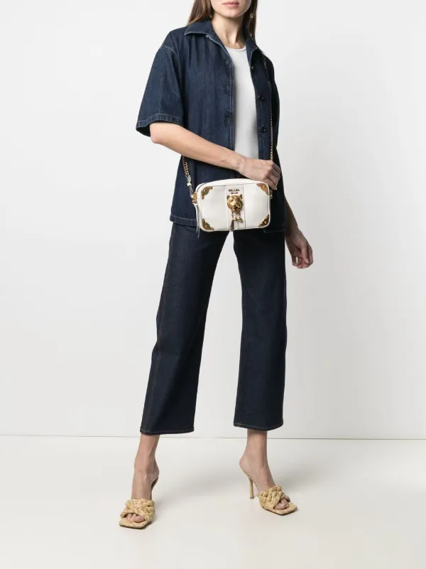 Prada Pre Owned شنطة كروس تايغر روك Farfetch