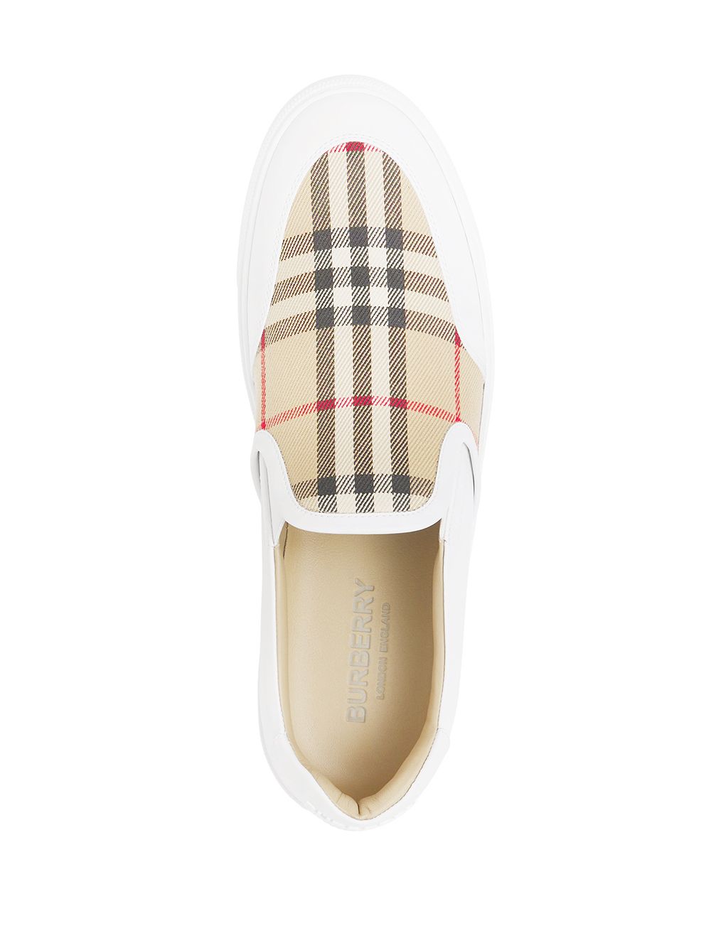 фото Burberry слипоны в клетку vintage check