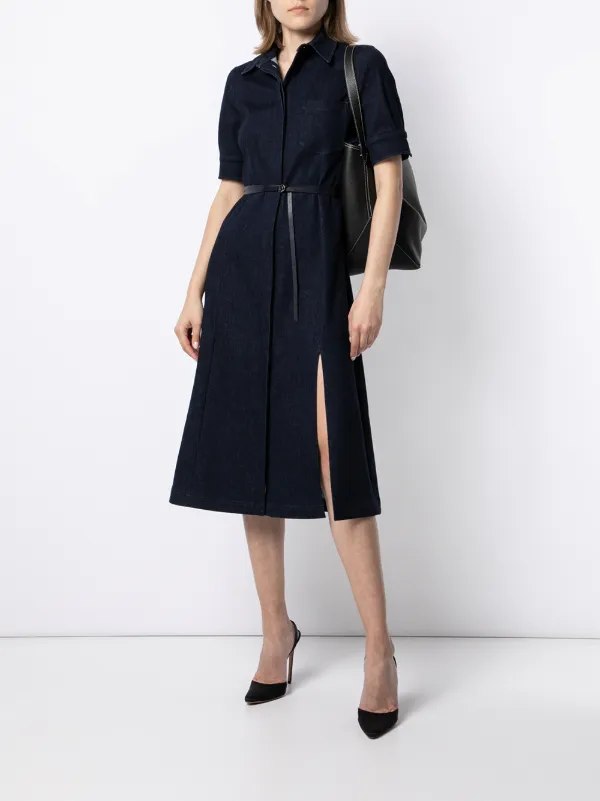Kieran belted denim shirtdress