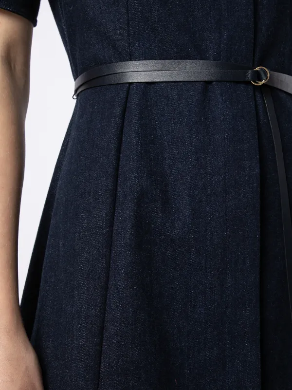 Kieran belted denim shirtdress