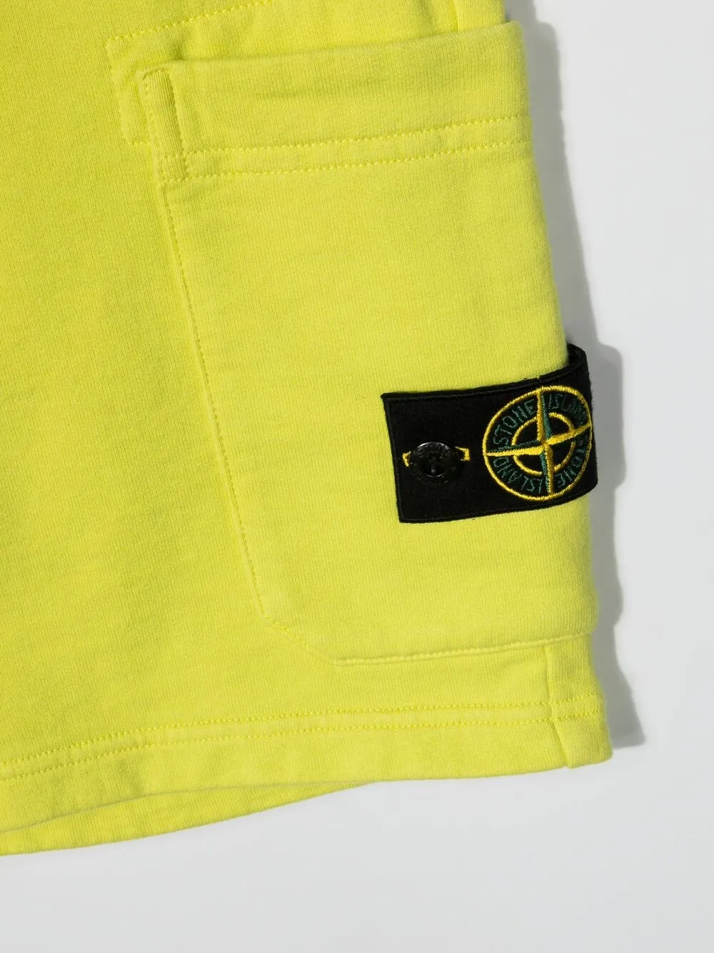 фото Stone island junior спортивные шорты с нашивкой-логотипом