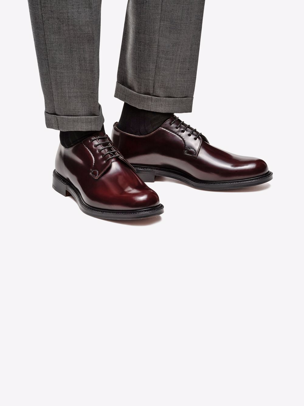 Polished Binder Derby shoes