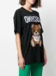 Moschino oversized logo embroidered T-shirt