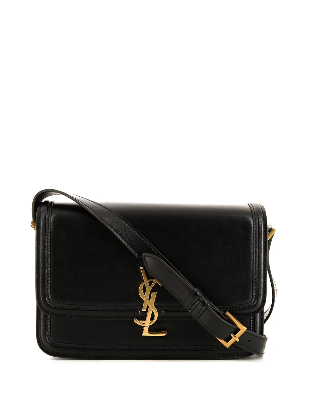 Pre-owned Saint Laurent 2020 Solferino Shoulder Bag In Black