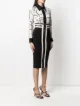Elisabetta Franchi two-tone midi skirt