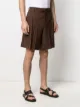 Valentino pleat-detail shorts