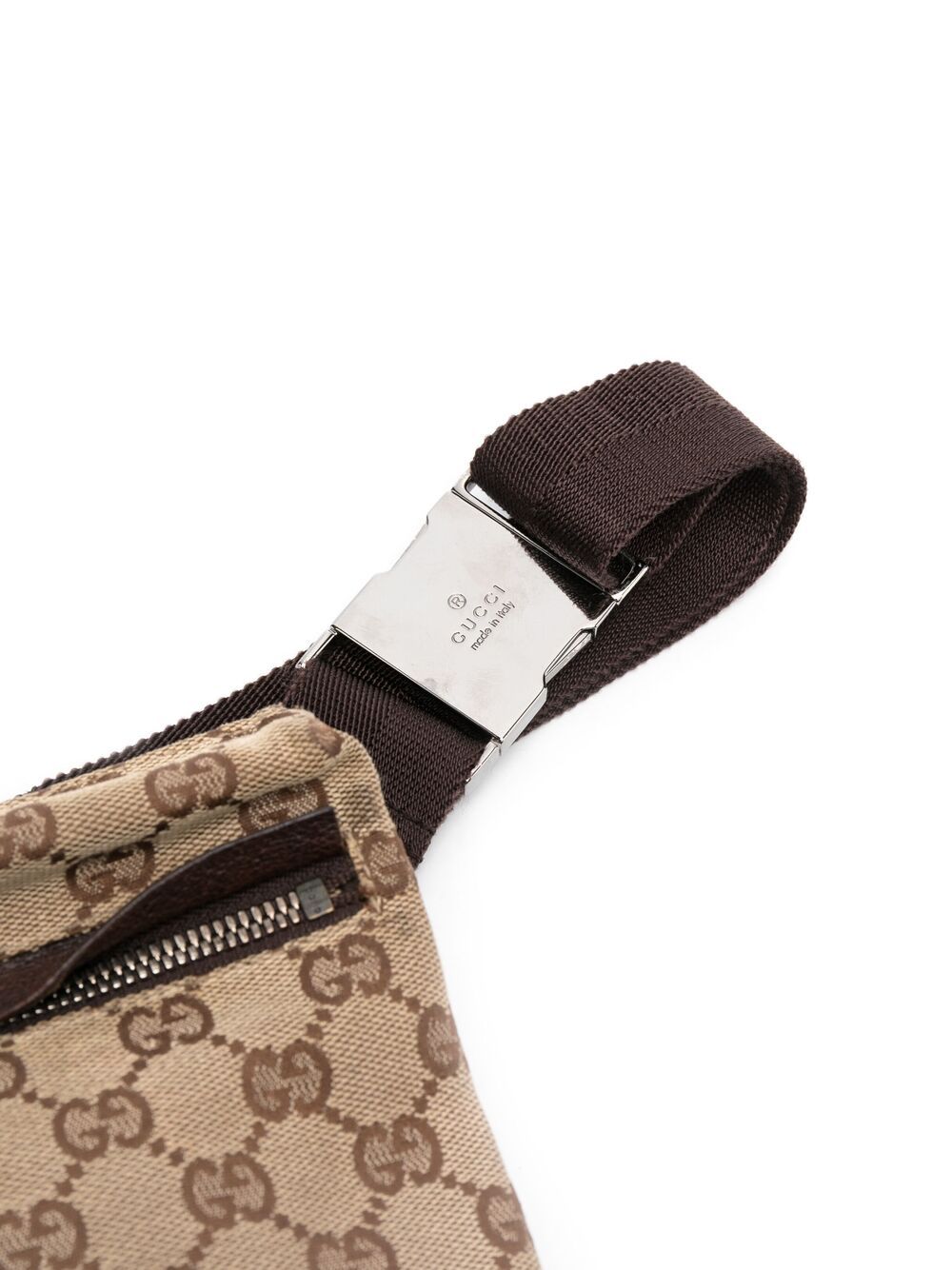 фото Gucci pre-owned поясная сумка 1990-х годов с монограммой gg