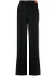Image 1 of Heron Preston logo-patch wide-leg trousers