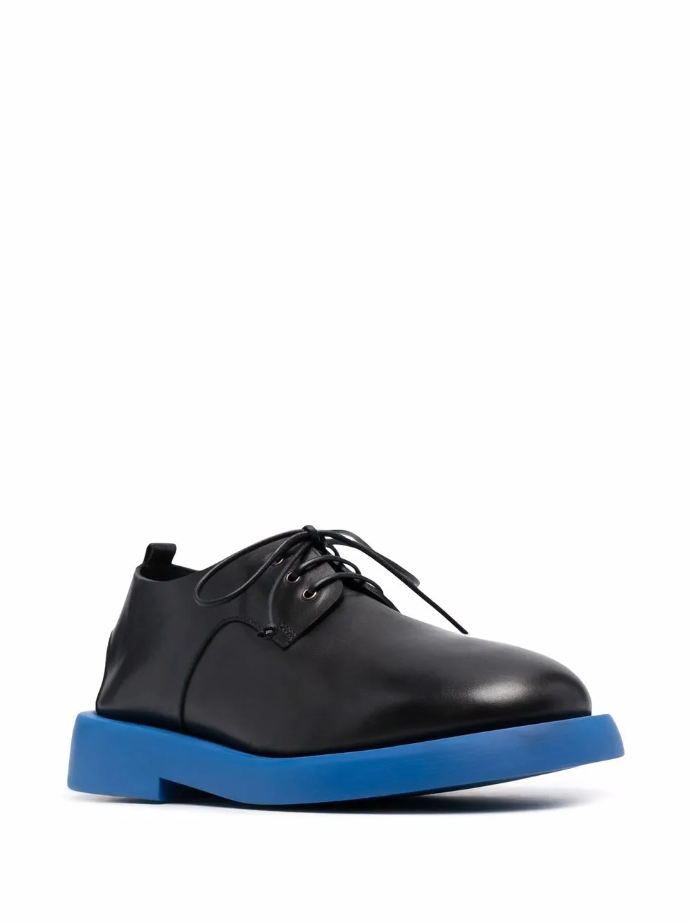 contrast sole derby shoes