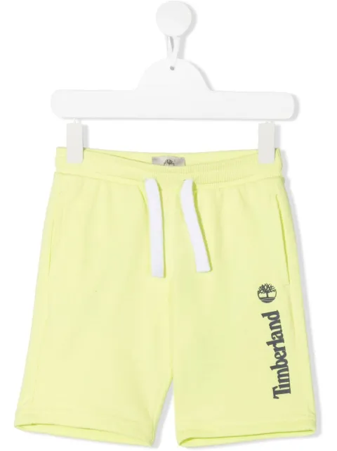 Timberland Kids shorts deportivos con logo estampado