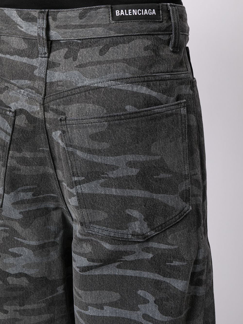фото Balenciaga джинсы new baggy с камуфляжным принтом