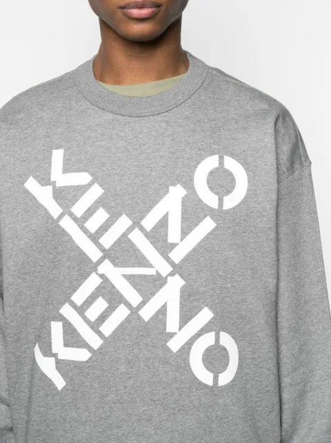 Kenzo logo-print cotton sweatshirt for 