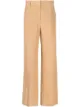 Image 1 of Alberta Ferretti wide-leg linen trousers