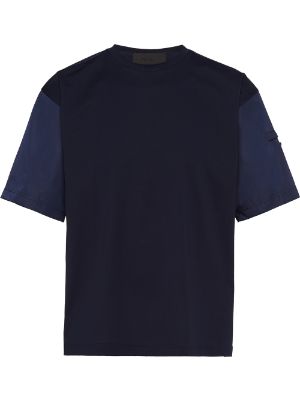 Prada raised-logo round-neck T-shirt - Farfetch
