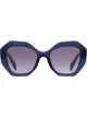 Image 1 of Prada Eyewear oversize-frame tinted sunglasses