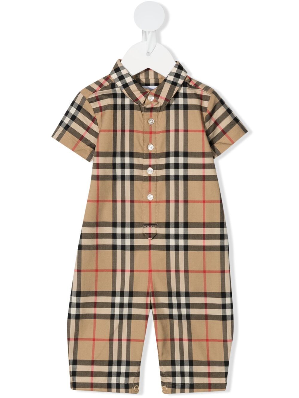 фото Burberry kids комбинезон в клетку