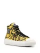 Image 2 of Versace Barocco-print high-top sneakers
