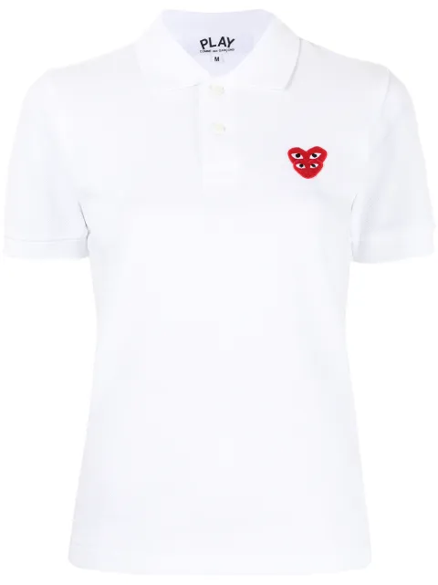 Comme Des Garçons Play polo à patch logo