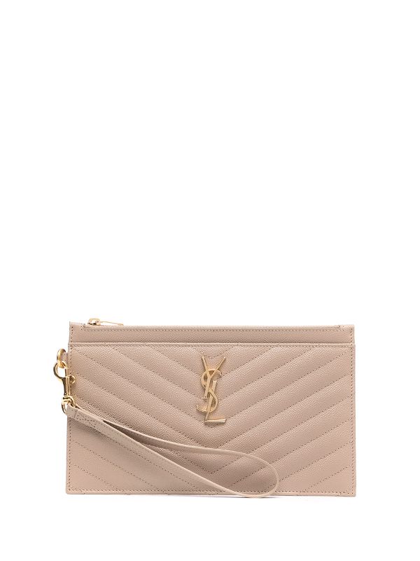 Saint Laurent Monogram Clutch Bag - Farfetch