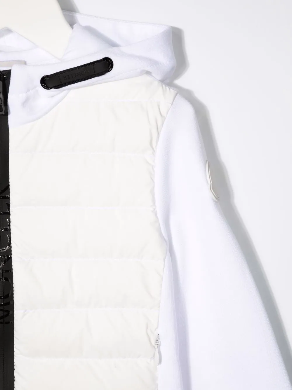Moncler Enfant Hoodie met capuchon Wit