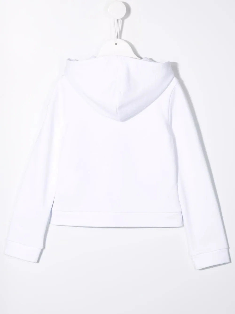 Moncler Enfant Hoodie met capuchon Wit