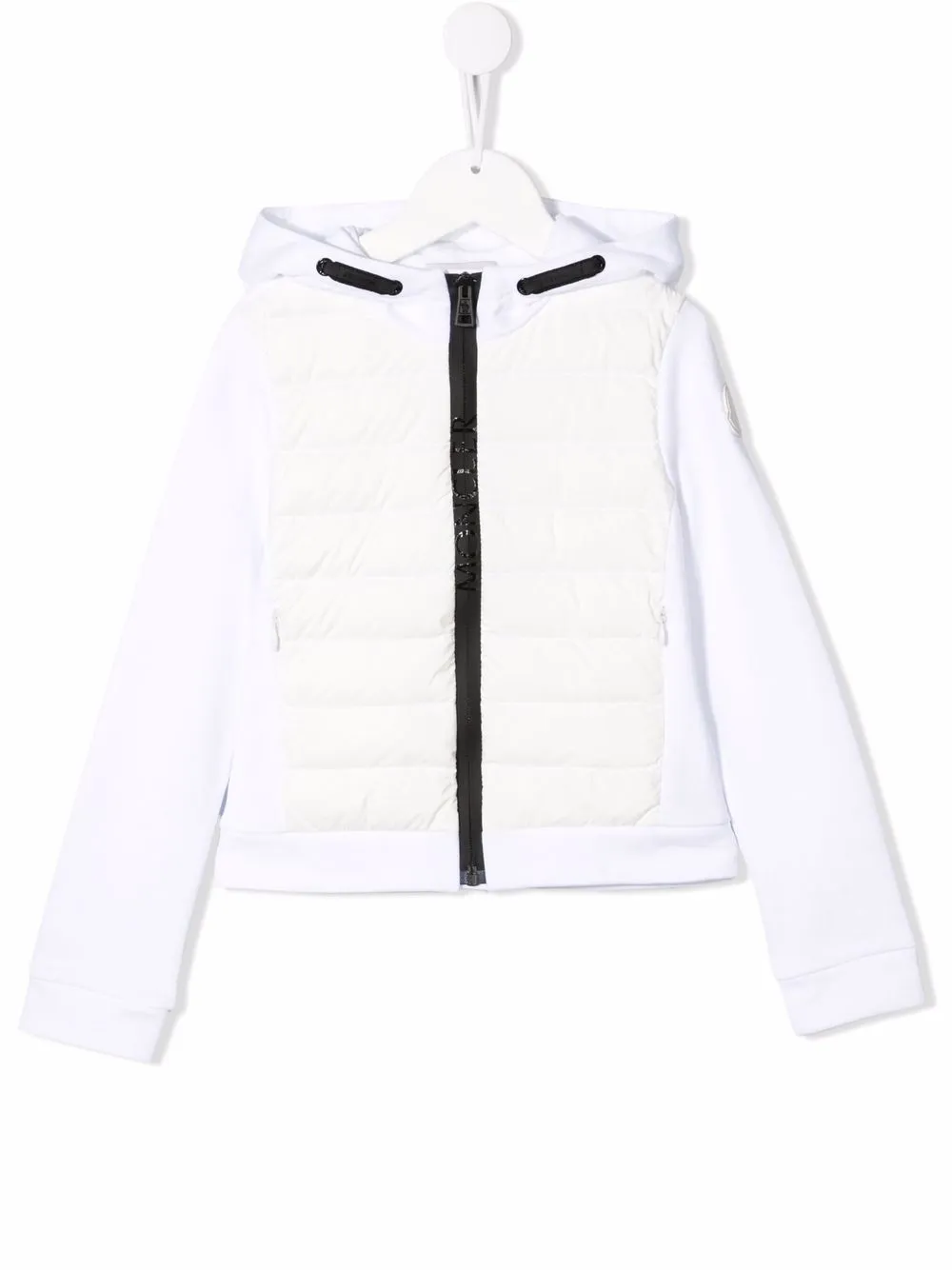 Moncler Enfant Hoodie met capuchon Wit