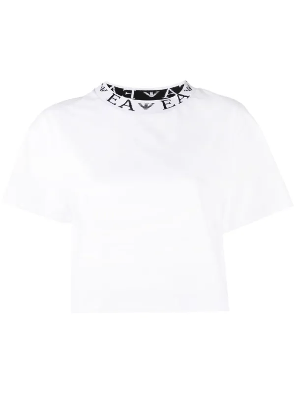 emporio armani collar t shirt