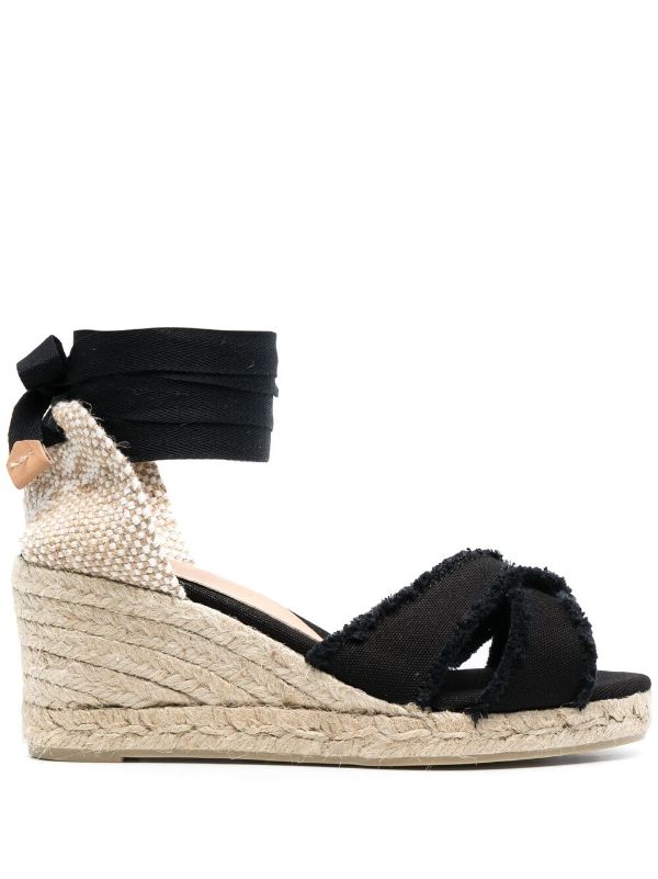 opkald tro fest Shop Castañer lace-up espadrille wedge sandals with Express Delivery -  FARFETCH