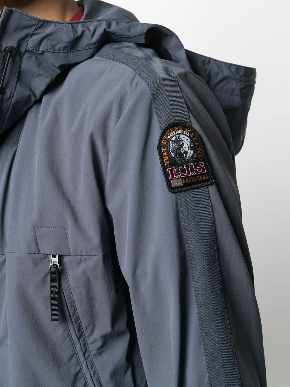 фото Parajumpers куртка на молнии с капюшоном и нашивкой-логотипом