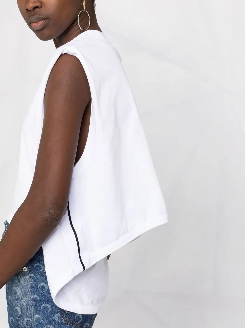 Palm Angels Tanktop met logoprint Wit