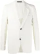 Image 1 of Emporio Armani textured single-breasted blazer
