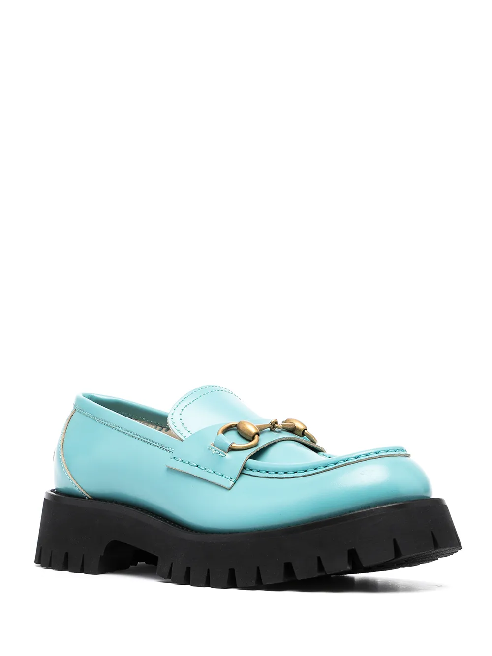 Image 2 of Gucci Horsebit lug-sole loafers