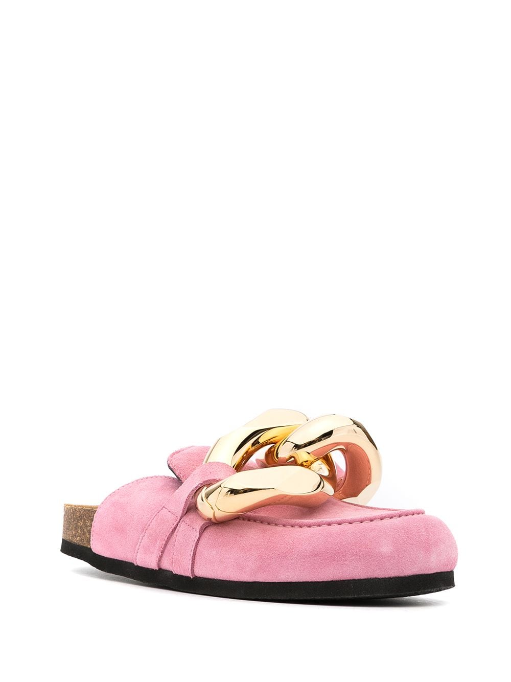 Jw Anderson Chunky-chain Embellished Mules In Pink | ModeSens