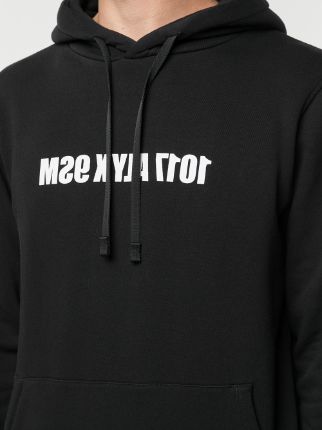 mirrored-logo hoodie展示图