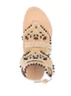 Alberta Ferretti bead-embellished leather sandals