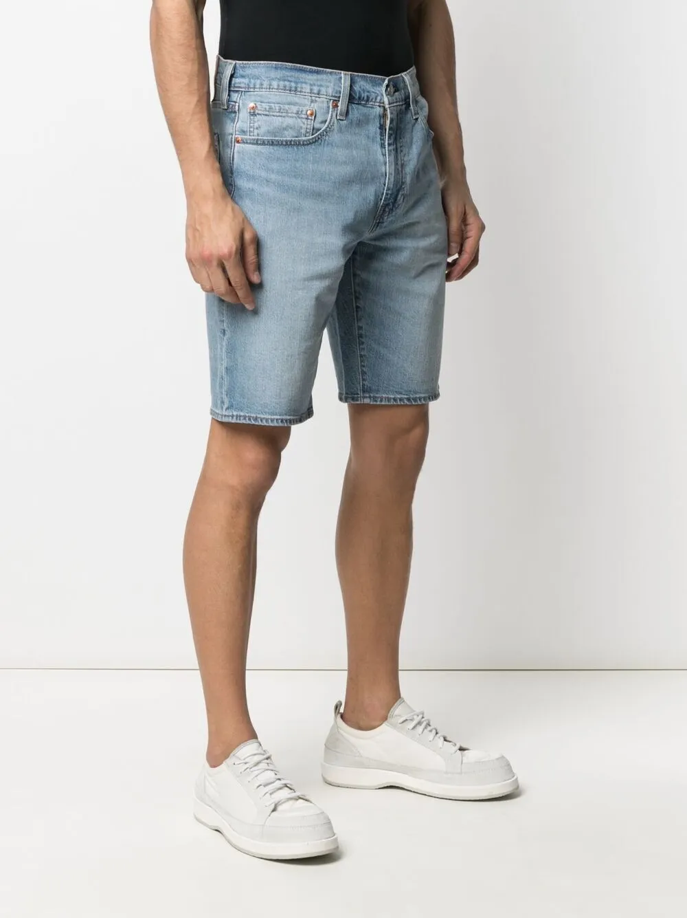 фото Levi's джинсовые шорты-бермуды