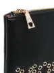 Love Moschino studded zip-up clutch bag