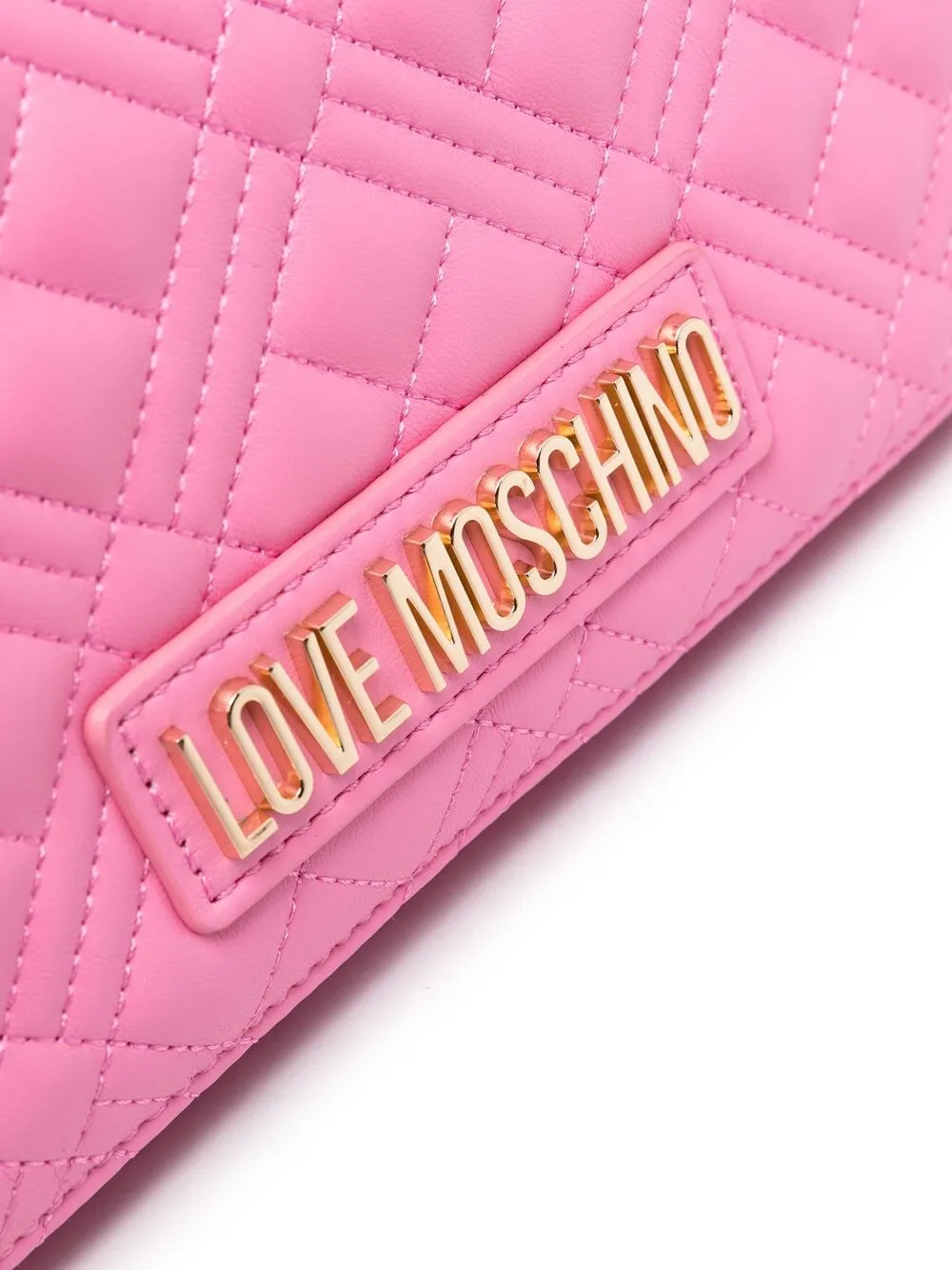 фото Love moschino стеганая сумка-сэтчел