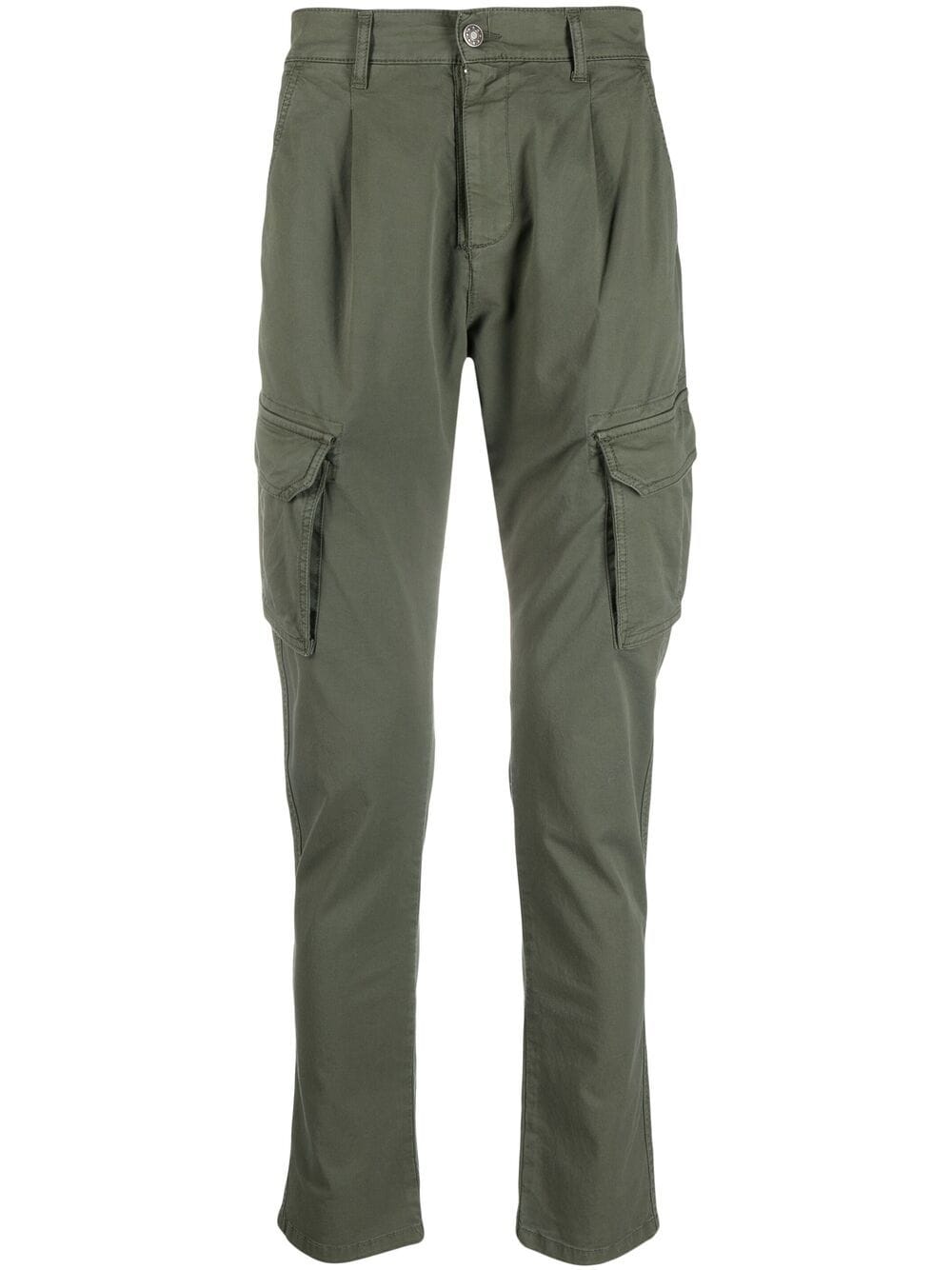Daniele Alessandrini Tapered Cargo Trousers In Green