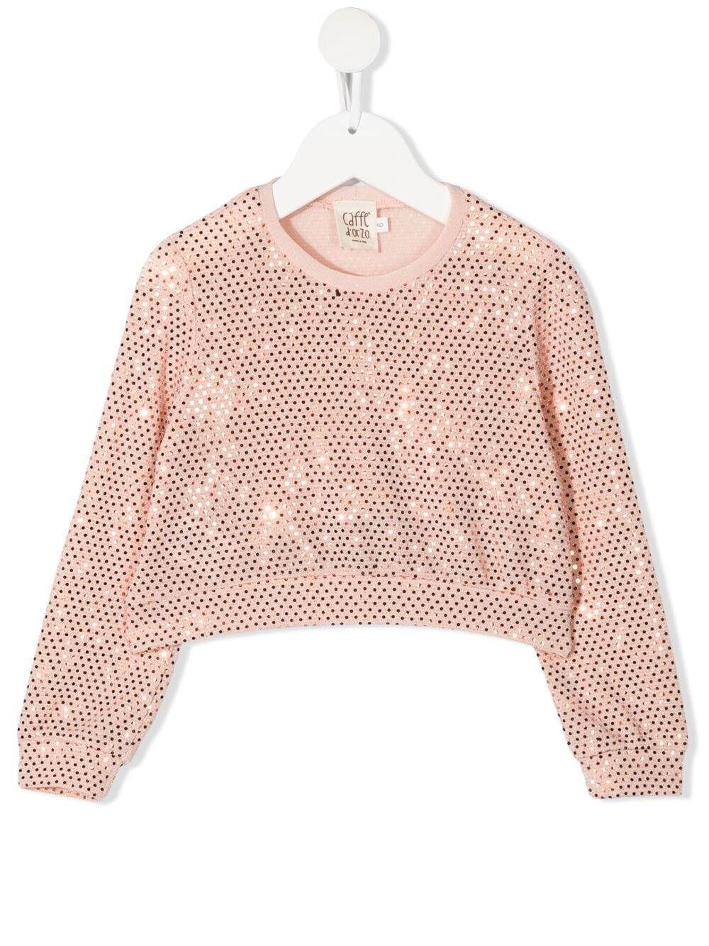 CAFFE' D'ORZO MARICA SEQUINED SWEATSHIRT