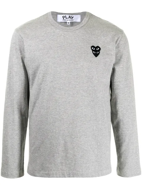 Comme Des Garçons Play chest logo-patch jumper