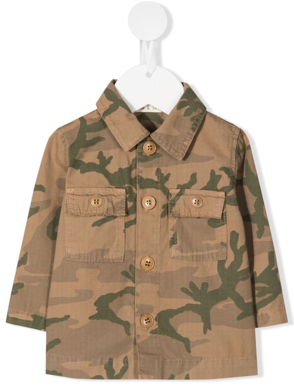 ZHOE & TOBIAH CAMOUFLAGE-PRINT SHIRT