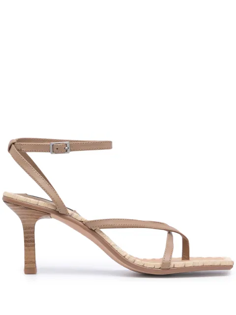 Shop Senso Monica leather sandals with 