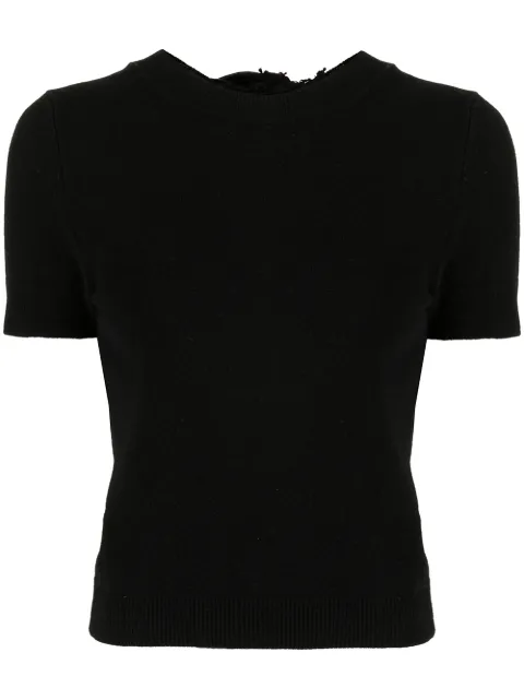 Cecilie Bahnsen ruffle-trim T-shirt
