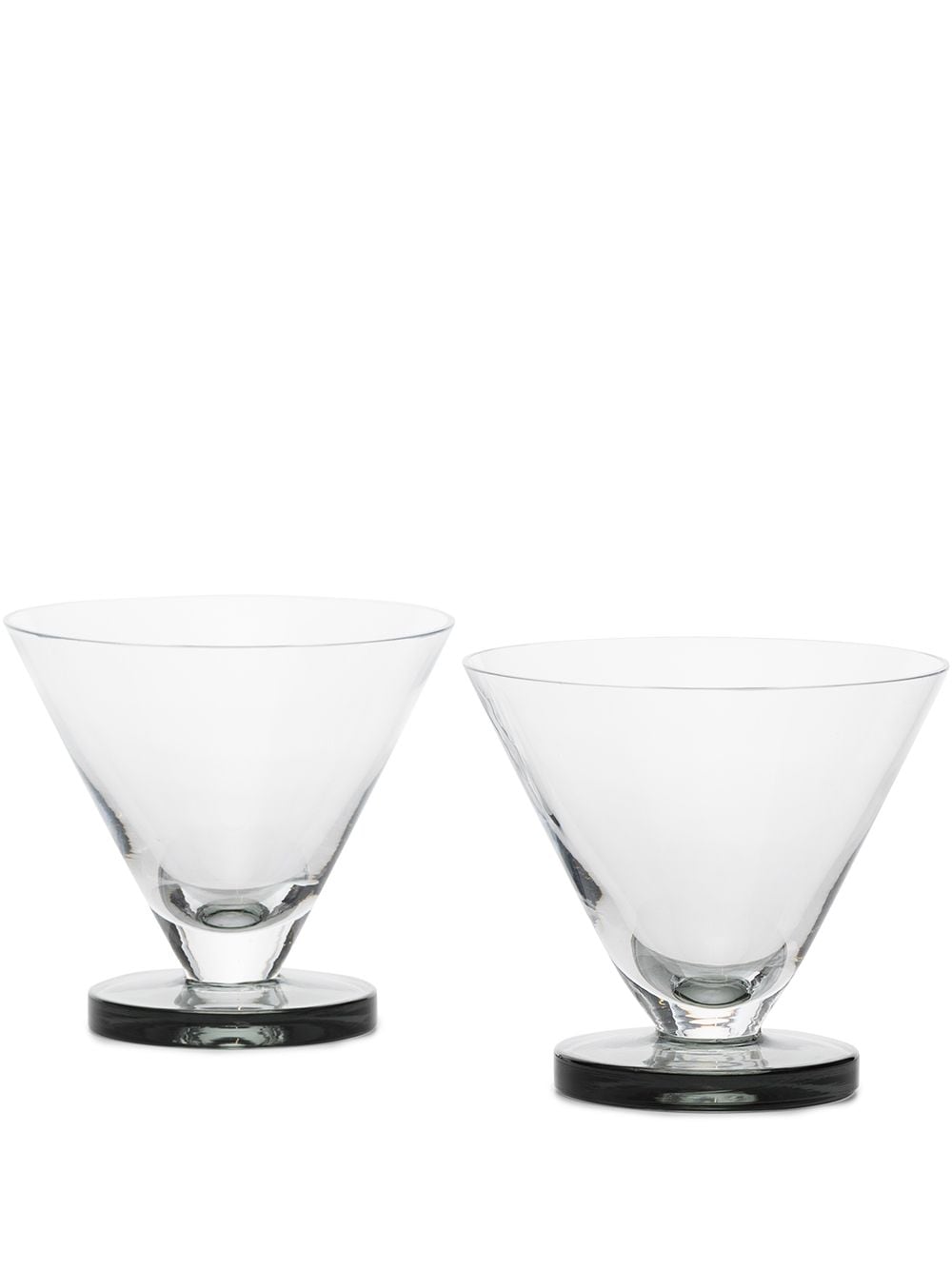 Tom Dixon Cocktail Glasses Set Of Two In Neutrals