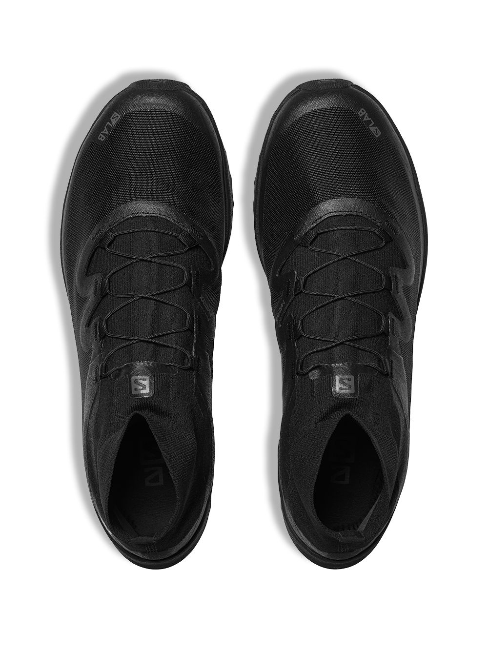 Shop Salomon Cross High-top Sneakers In Black